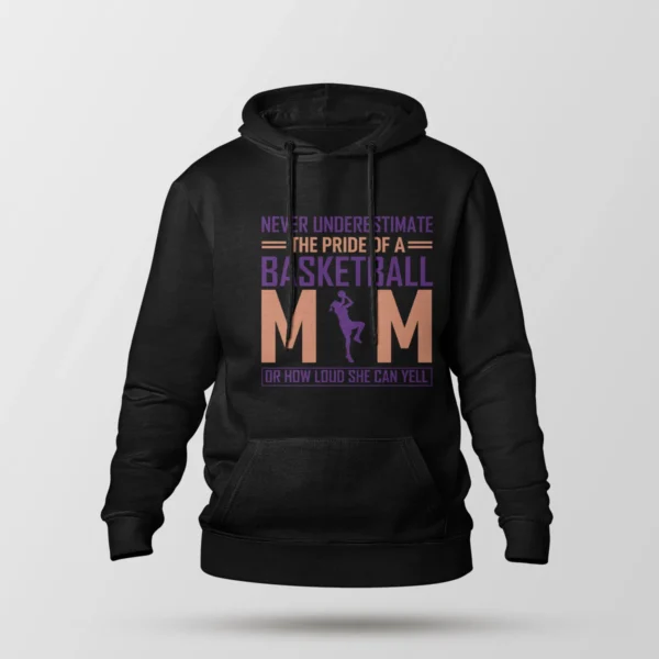 هودی بسکتبال طرح Basketball Mom