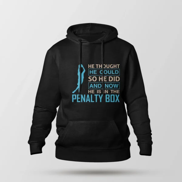 هودی هاکی روی یخ طرح Penalty Box