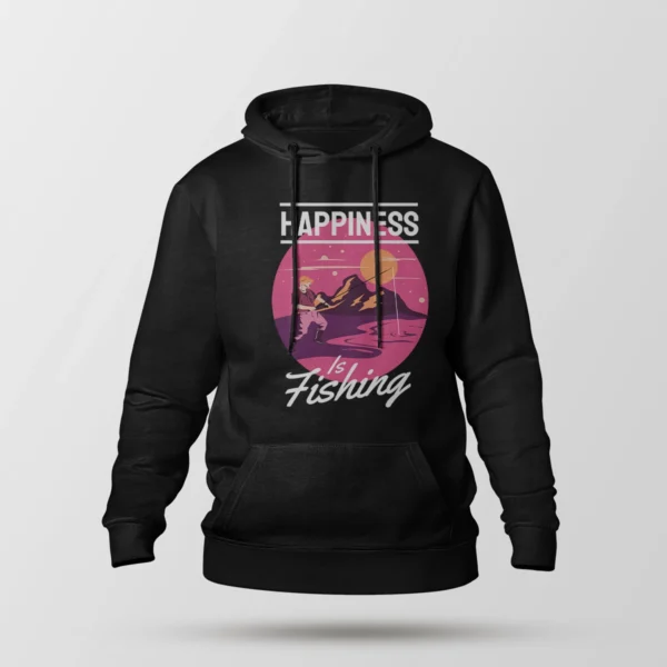 هودی ماهیگیری طرح Happiness Is Fishing