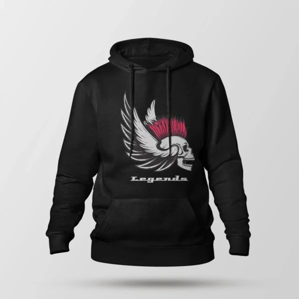 هودی جمجمه طرح Legends بالدار