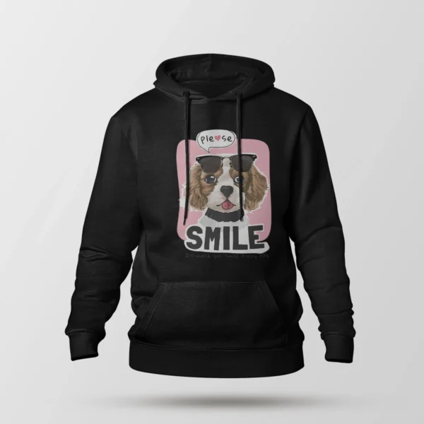هودی سگ کارتونی طرح Smile