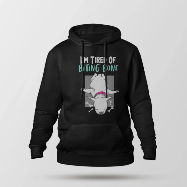 هودی سگ طرح Tired Of Biting Bone