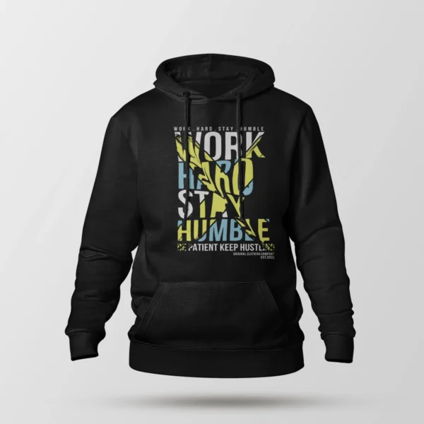 هودی انگیزشی طرح Work Hard Stay Humble
