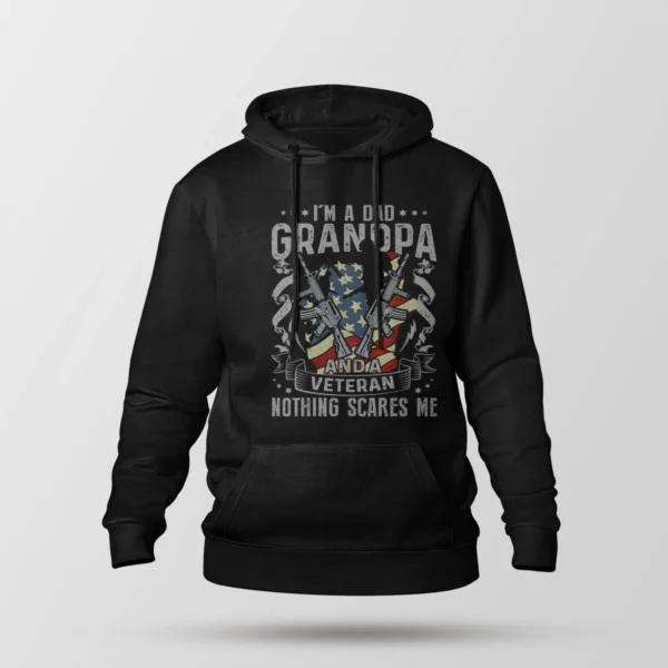 هودی پدر طرح Dad Grandpa Veteran