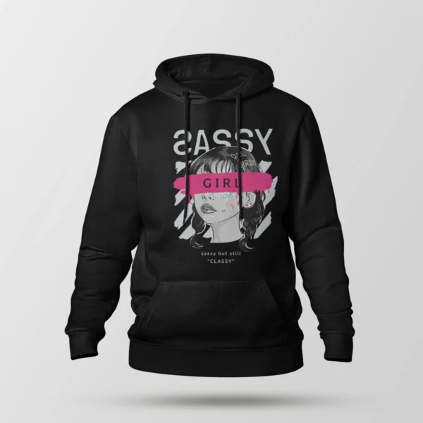 هودی دخترانه طرح Sassy Girl