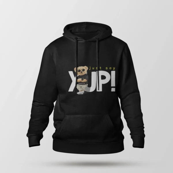 هودی خرس طرح Just Say Yup