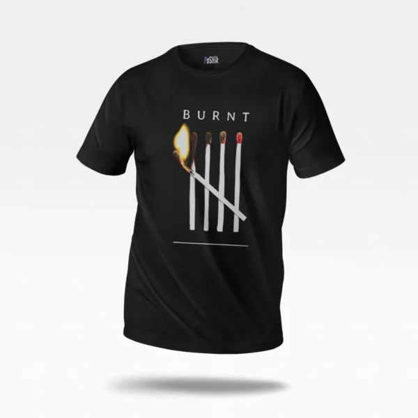 تیشرت دارک طرح Burnt Matches