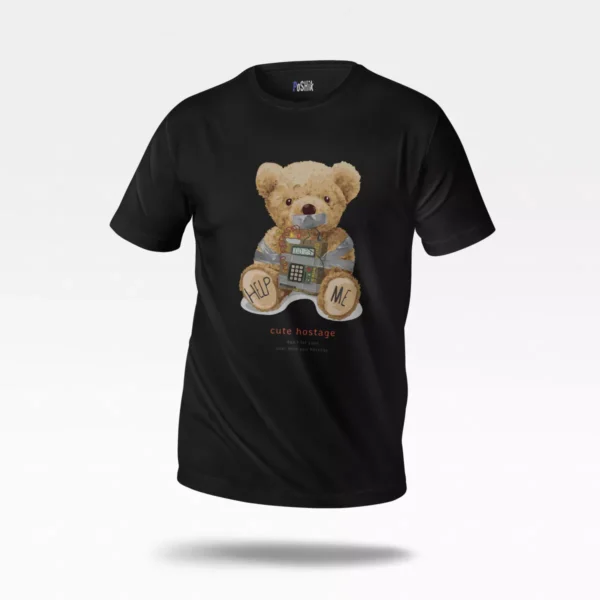 تیشرت خرس طرح Cute Hostage