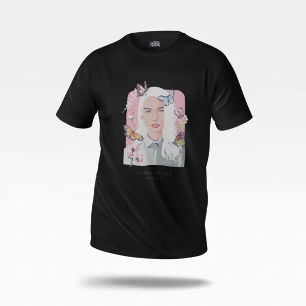 تیشرت دخترانه طرح Queen Of The Nature
