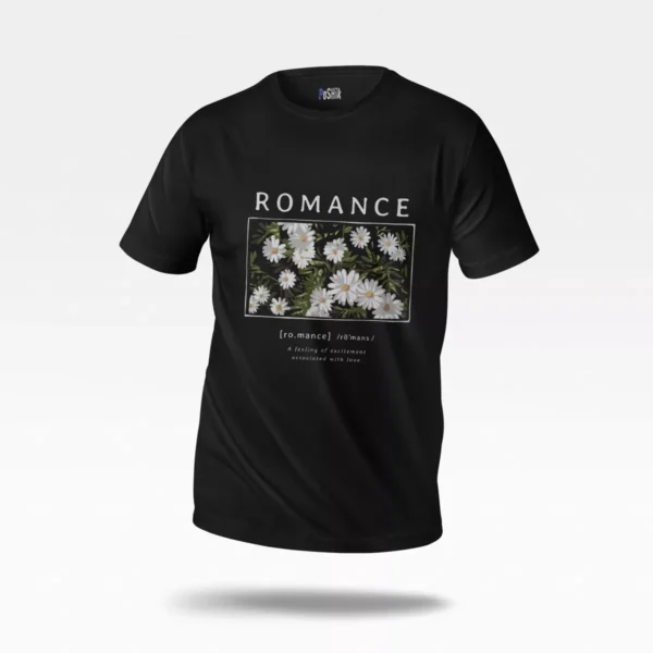 تیشرت عاشقانه طرح Romance