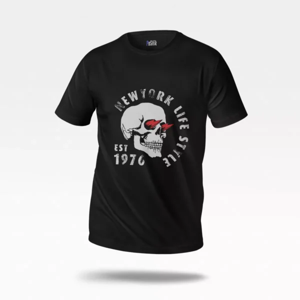 تیشرت جمجمه طرح نیویورک لایف استایل (New York Skull)