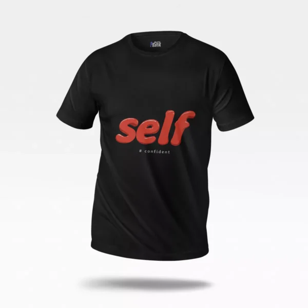 تیشرت خوددوستی طرح Self Confident