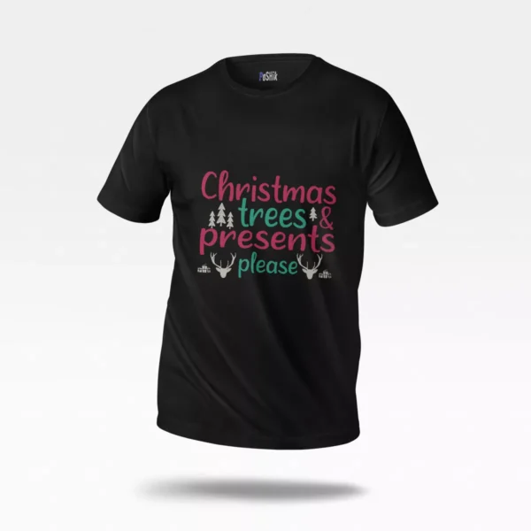 تیشرت کریسمس طرح Trees And Presents