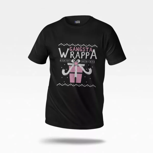 تیشرت کریسمس طنز طرح Gangsta Wrappa
