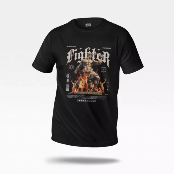 تیشرت مبارزه طرح Fighter