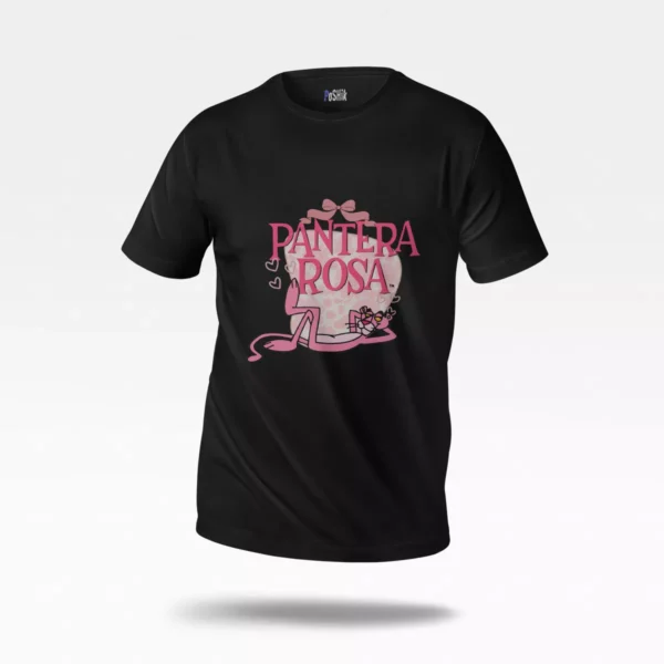 تیشرت پلنگ صورتی طرح Pantera Rosa
