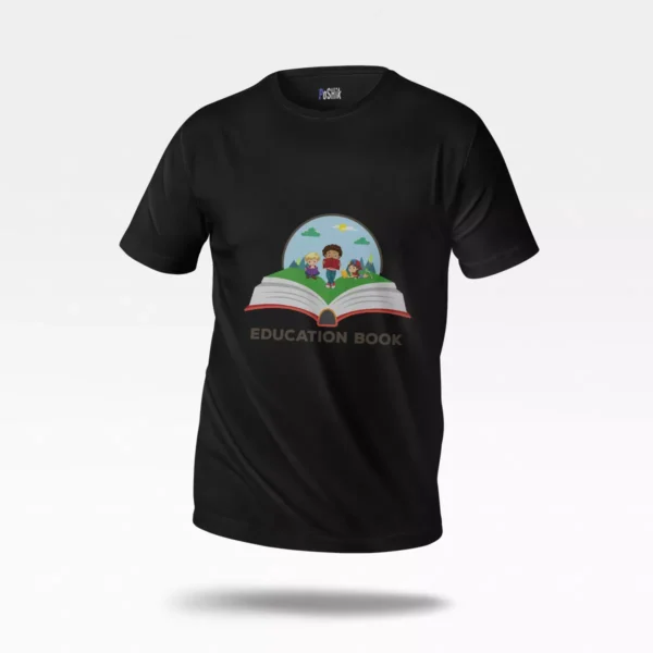 تیشرت کتابخوانی کودک طرح Education Book