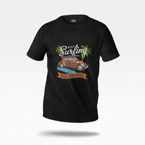 تیشرت طرح فولکس واگن Best Surfing California