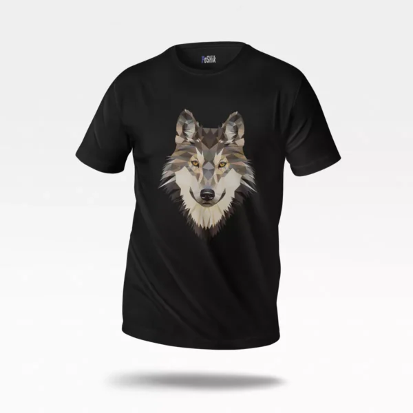 تیشرت گرگ طرح هندسی (Geometric Wolf)