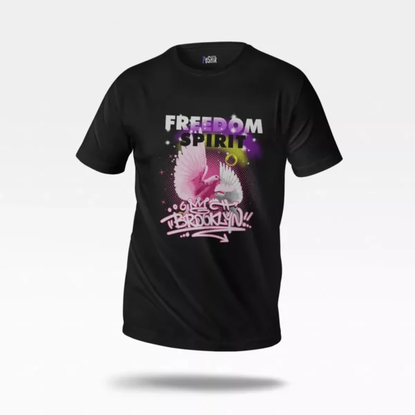 تیشرت آزادی طرح Freedom Spirit Brooklyn