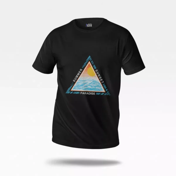 تیشرت تابستانی طرح Summer Sunset Paradise