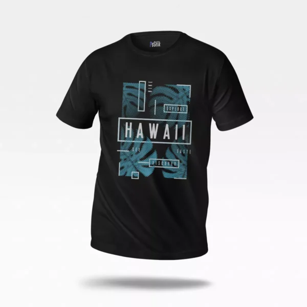 تیشرت طرح Hawaii