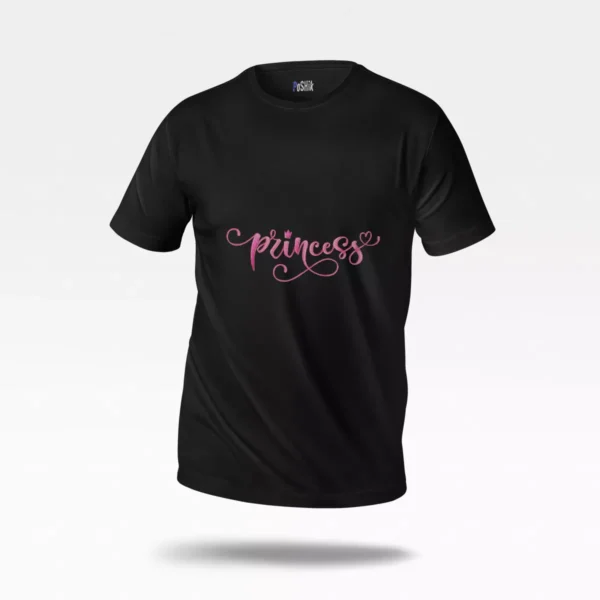 تیشرت دخترانه طرح Princess