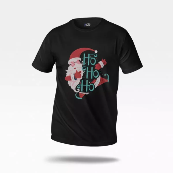 تیشرت بابانوئل طرح Ho Ho Ho