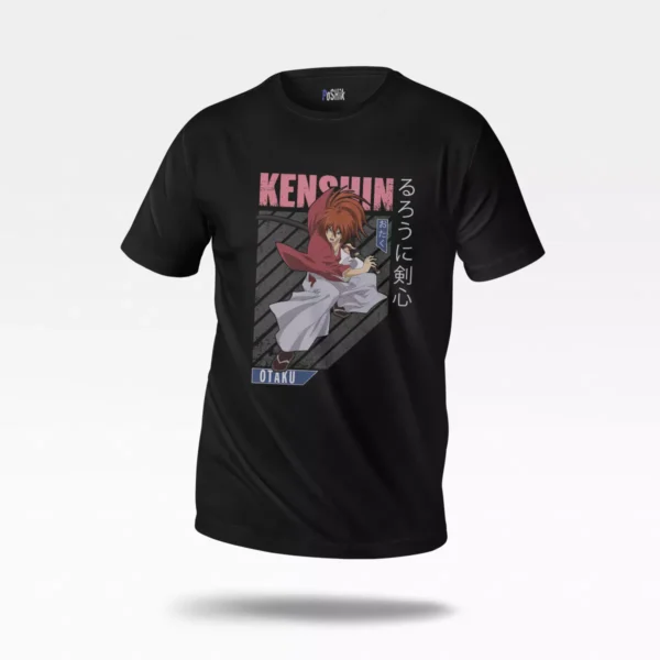 تیشرت انیمه کنشین طرح اوتاکو تیره (Kenshin)