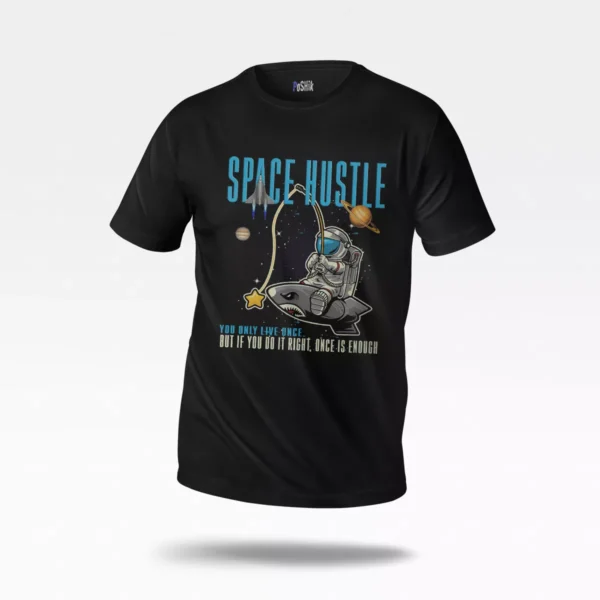 تیشرت فضانورد طرح Space Hustle