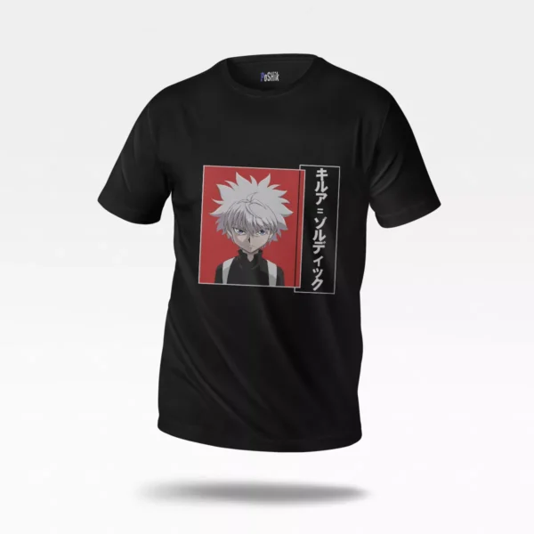 تیشرت انیمه هانتر x هانتر طرح کیلوا (Killua)