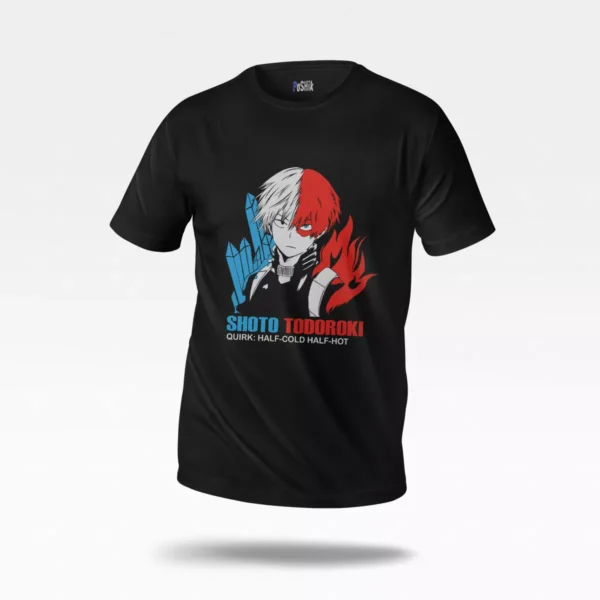 تیشرت انیمه My Hero Academia طرح شوتو تودوروکی