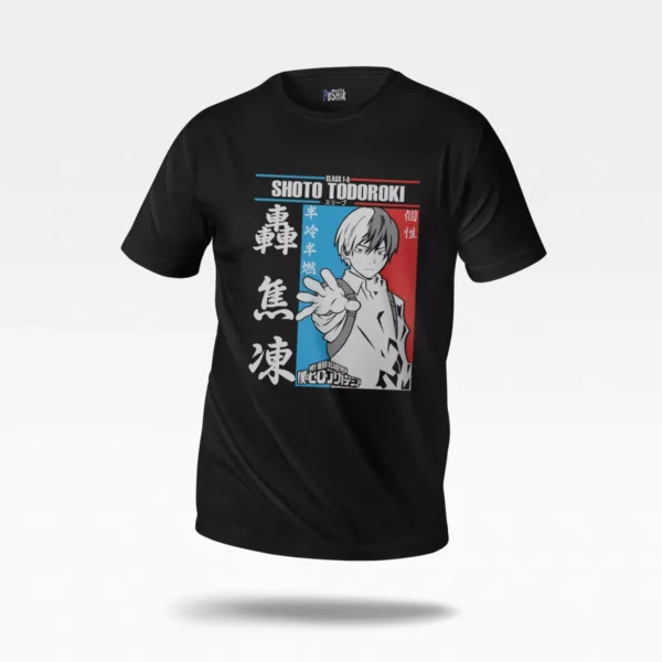 تیشرت انیمه My Hero Academia طرح شوتو Class 1-A
