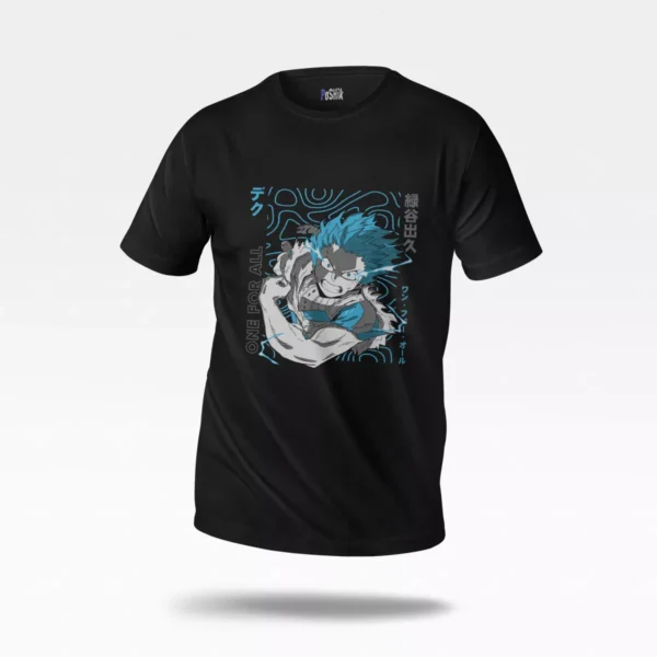 تیشرت انیمه My Hero Academia طرح ایزوکو One For All