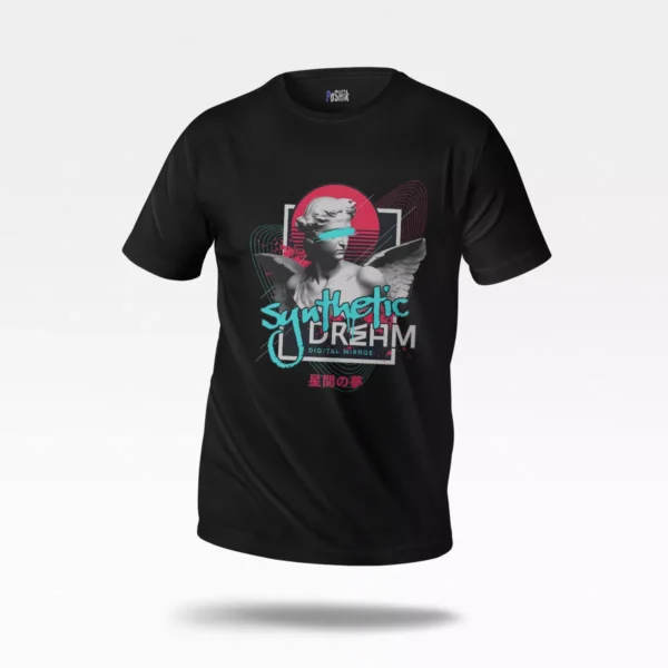 تیشرت طرح Synthetic Dream