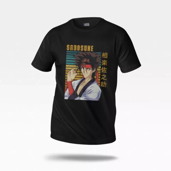 تیشرت انیمه کنشین طرح سانوسوکه رنگین‌کمان (Sanosuke)