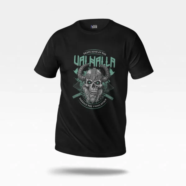 تیشرت وایکینگ طرح جمجمه والهالا (Valhalla)