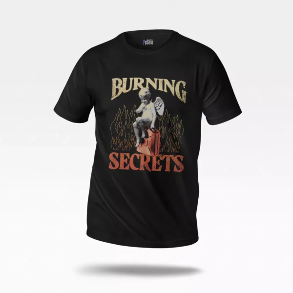 تیشرت فرشته طرح Burning Secrets