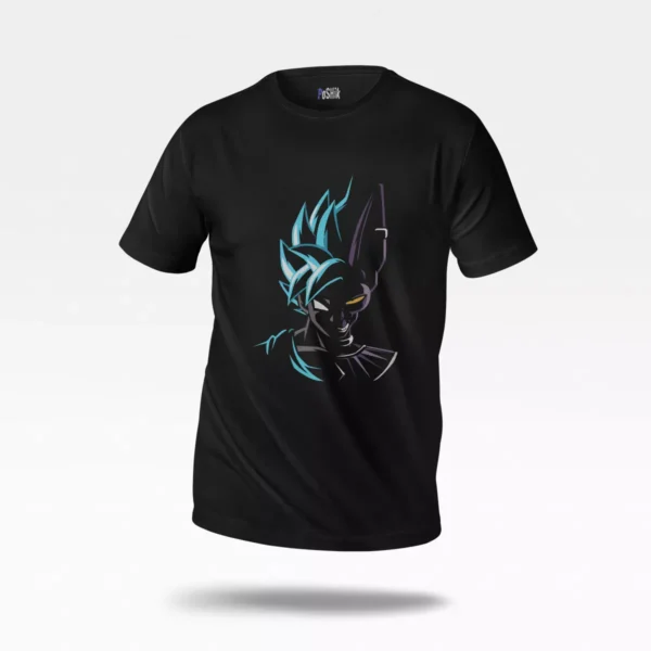 تیشرت انیمه دراگون بال طرح گوکو بلک (Goku Black)