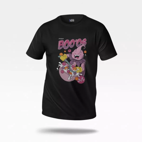 تیشرت انیمه دراگون بال طرح ماجین بو صبحانه (Majin Buu)