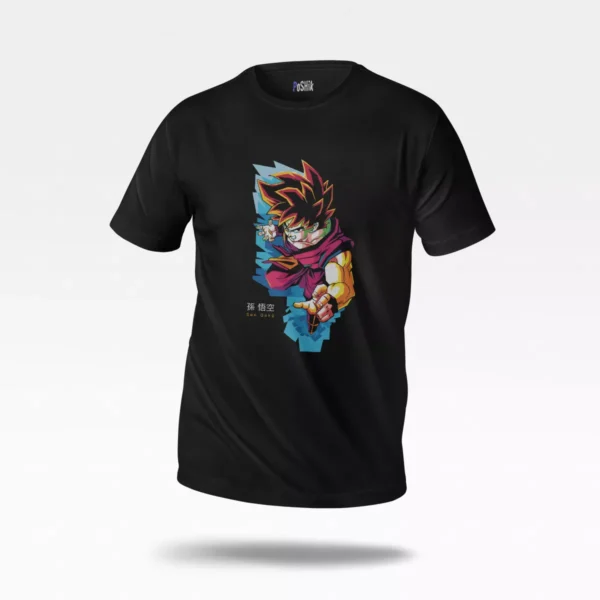 تیشرت انیمه دراگون بال طرح گوکو سوپر سایان (Goku)