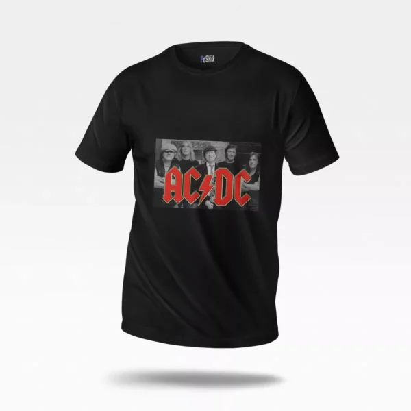 تیشرت ای‌سی دی‌سی طرح گروه راک (AC/DC)