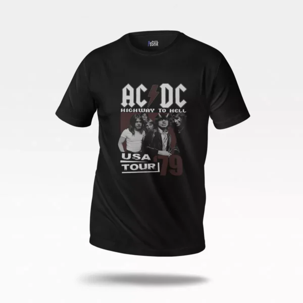 تیشرت ای‌سی‌دی‌سی طرح Highway to Hell تور (AC/DC)
