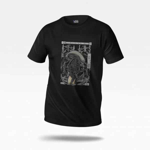 تیشرت طرح Alien بیگانه کمیک