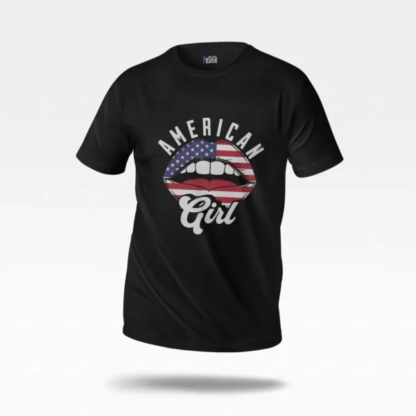 تیشرت طرح American Girl