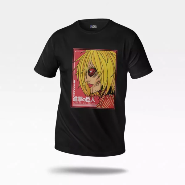 تیشرت انیمه حمله به تایتان طرح آنی لئونارت (Annie Leonhart)