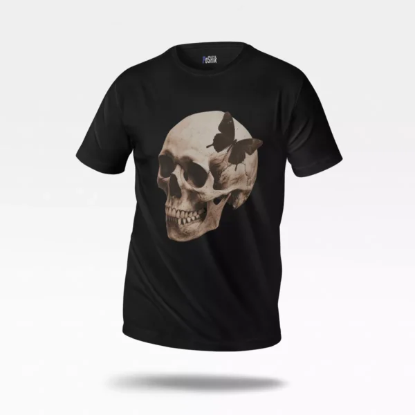 تیشرت جمجمه طرح کلاژ هنری (Skull Collage)