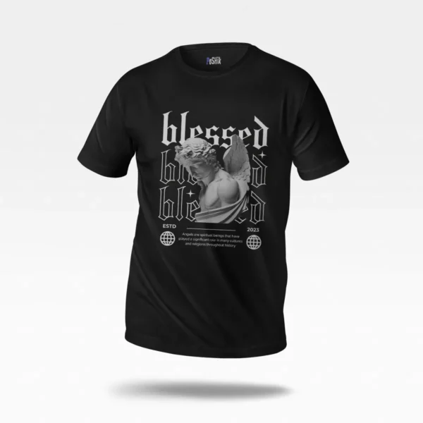 تیشرت فرشته طرح Blessed Here