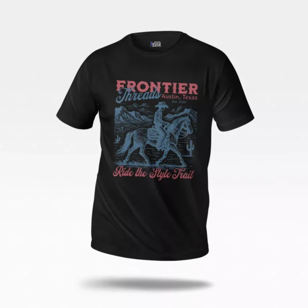 تیشرت کابوی طرح Frontier Threads