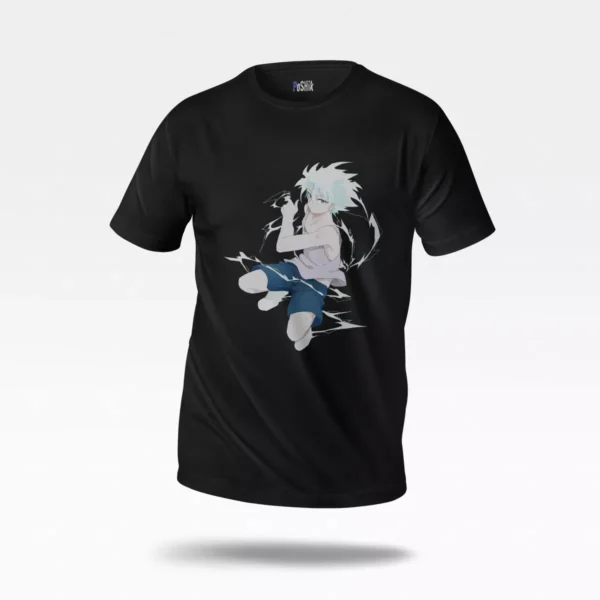 تیشرت انیمه هانتر x هانتر طرح کیلوا (Killua)